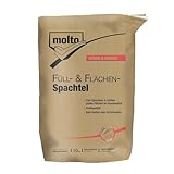 Molto Füll- und Flächenspachtel, Innen-Spachtelpulver zum Spachteln und Glätten von großen...
