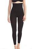FarmaCell 133 (Schwarz, M/L) Massierende Leggings hohe Taille anti Cellulite