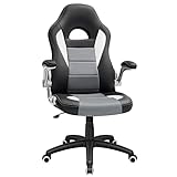 SONGMICS Gamingstuhl, Racing Chair, Schreibtischstuhl mit hoher Rückenlehne, Bürostuhl,...