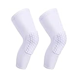 Laiiqi Compression Knee Pads Leg Sleeve, Hex Knee Pads für Basketball Honeycomb Anti Collision Knee...