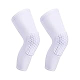 Laiiqi Compression Knee Pads Leg Sleeve, Hex Knee Pads für Basketball Honeycomb Anti Collision Knee...