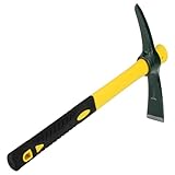 SEUICYNE 1 Stück Robust Spitzhacke, 38cm Kreuzhacke Gartenhacke mit Stahl Geschmiedetem Kopf und...