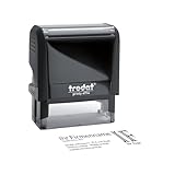 Trodat Firmenstempel mit Logo und Text – Printy 4914 Personalisierter Stempel inklusive Grafik und...