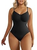 SHAPERX Bodysuit Figurenformend Damen Body Shaper Bauchweg Sculpting Shapewear Tanga Ganzkörper...