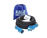 KALLE DAS KABEL CEE Verlängerungskabel 230V Campingkabel - Hochwertige Campingleitung für...