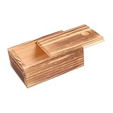Gatuida Holzkiste mit Schiebedeckel Kompakte Schmuckbox aus Leichtem Holz Vielseitige Aufbewahrung...