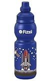 Fizzii Kinder- und Freizeittrinkflasche 330 ml (auslaufsicher bei Kohlensäure, schadstofffrei,...