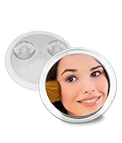 Fantasia Beauty® Kosmetikspiegel mit 7-facher Vergrößerung – Sicherer Halt durch 2 Saugnäpfe...