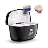 HIBRIQ Wiederaufladbares Soundgerät für Senioren & Erwachsene, In-Ear Unsichtbares Design mit...