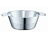 RÖSLE Seiher konisch, mit Schüttrand zum Abgießen von Flüssigkeiten, Edelstahl 18/10,...