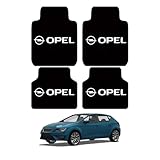lioidres 4 pcs Auto Fußmatten, für Opel Astra Hybrid 2021-2023 Verstärkt Im Pedalbereich Kristall...