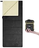 Schlafsack Outdoor, Ohuhu Kleines Packmaß & Ultraleicht (860g) Sommer, Tragbar Leicht Wasserdicht...