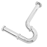 SEWOART Edelstahl Abflussrohr 34cm U förmig mit Anschluss Verlängerungsschlauch für Spülbecken...