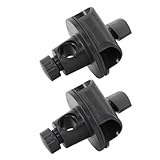Ciieeo Verstellbare Robuste Querstangenklemme 2 Stück für Mikrofonstative Rack Adapter mit...