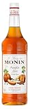 Monin Sirup Pumpkin Spice (1 x 1,0l) - Aromatischer Kürbisgewürz Sirup für Pumpkin Spice Latte -...