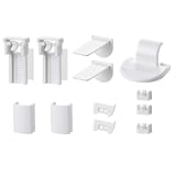 Plissee Ersatzteile Set Klemmträger Zubehör:2 Kit 12 Stück Plissee Klemmträger Zubehör Klemmfix...