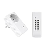 Perfect Funksteckdosen-Set, 1x Funksteckdose, 1x Funkfernbedienung, Innenbereich, 220-240V 1100...