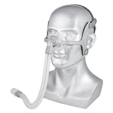 CPAP Nasenkissen Maske für Anti-Schnarch mit frei einstellbarer Kopfbedeckung