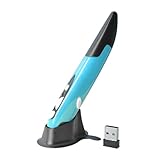 Plyisty Optische Taschenstiftmaus, 2,4 GHz Kabellose Stiftmaus, 800/1200/1600 DPI Einstellbar, für...