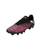 PUMA Damen Future 8 Play FG/AG WN's Fussballschuh, Black White-Glowing RED, 39 EU