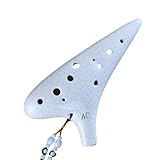 Okarina Keramikinstrument Okarina 12 Löcher Alt AC Anfänger Erwachsene spielen Keramik...