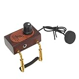 PAMINGONO Tonabnehmer für Violine Akustikinstrumente Clip On Pickup ohne Bohren Universell für...