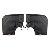 Motorrad-Lenkergriffe – Isolierte, windblockierende Lenkerhandschuhe mit Wetterbeständigkeit und...