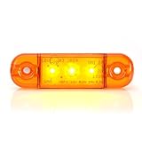 LED-MARTIN Seitenmarkierungsleuchte - UR10 orange - 12V/24V