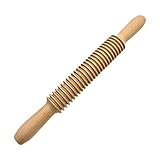 Nudelholz | Mehrzweck-Teigroller, Back-Teigroller, Teigroller, Spiral-Nudelholz, Teigroller aus Holz...