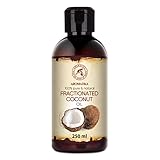 Fraktioniertes Kokosöl 250ml - Cocos Nucifera Oil - Reines & Natürliches Coconut Öl - Basisöl -...