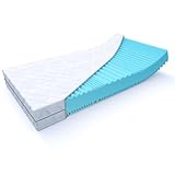 MSS e.K. Aqua Deluxe - 7 Zonen Wellness Kaltschaummatratze - 140 x 200 x 16 cm (Kernhöhe 14 cm) -...