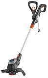 Gardena PowerCut 650/28 Elektro-Trimmer: Rasentrimmer mit 280 mm Schnittkreis, Teleskopstiel,...