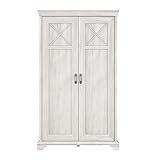 FORTE KASHMIR Schrank 120 130, Kleiderschrank Schlafzimmerschrank Landhausstil Drehtürenschrank...
