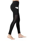 ALONG FIT Leggings Damen mit Taschen, Nicht durchsichtig Sporthose Damen Dehnbar Yogahosen für...