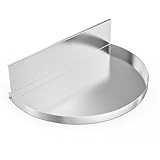 Onlyfire Halbrund Tropfschalen mit Abnehmbarer Holzkohletrenner, Grilltropfschalen für Weber 57cm...