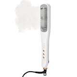 AraSyleon Dampf-Haarglätter Bürste 3-Temp Stufen | Glättungsbürste PTC 30s Aufheizen |...