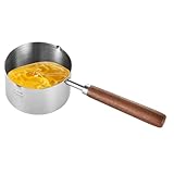 Klein Kochtopf Edelstahl Induktionsgeeignet, Kochtopf Mit Holzgriff, 8 Cm Durchmesser...