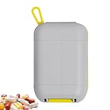 Hogvinnatil Pillendose für Reisen, Pillendose, klein, feuchtigkeitsbeständig, für die Handtasche,...