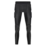 Hellery Fußballtorwarthose, Mehrzweck Premium Profi Torwarthose für Optimalen Aufprallschutz, XL