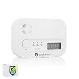 Smartwares Kohlenmonoxid melder, 10 Jahre Sensor, 1.5 Testsieger Wertung, mit Display und Testknopf...