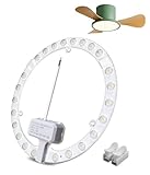 KINGYEENUO 24W LED Modul Lichtquelle mit Magnethalter, Nachrüstung LED Rundes Ring Modul Ø19.2cm...