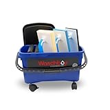 Werkfit Profi Fliesen-Waschset – Profi Waschboy 22 Liter Blau mit Noppenrollen, Ausdrücksieb,...