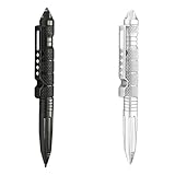 QZKJQDD Geschenke für Männer, 2 Stück Tactical Pen, Taktischer Kugelschreiber, Multitool Stift,...