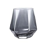 KIZQYN Wassergläser Einzigartig entwickelteCrystal Whisky Brillen, Glas transparente Wassertasse...