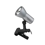 BRILONER - Schreibtischlampe mit Kabelschalter, schwenkbar, E14 Fassung, max. 40 Watt, Klemmlampe,...