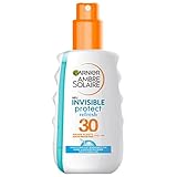 Garnier Sonnenschutz-Spray mit LSF30, Unsichtbare und wasserfeste Sonnenmilch mit kühlendem Effekt,...