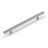 Goldenwarm 10 Stück Griffe für Küchenschränke, 128mm Bohrlochabstand Möbelgriffe Edelstahl,...