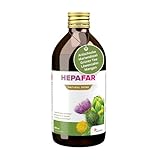 Hepafar Drink für die Leber - 500 ml für 20 Tage – Mariendistel, Grünem Tee, Mangan, Löwenzahn...