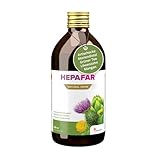 Hepafar Drink für die Leber - 500 ml für 20 Tage – Mariendistel, Grünem Tee, Mangan, Löwenzahn...