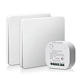 BLHXDM Funkschalter 230V 15A Funk lichtschalter aufputz set funkschalter ohne batterie verwendet...